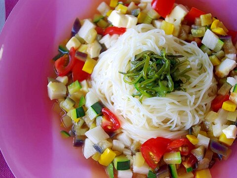 夏野菜素麺